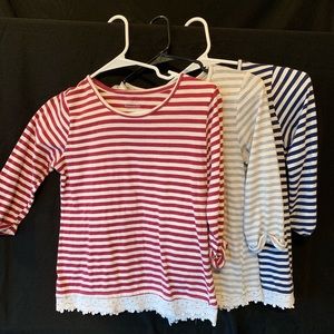 3 Long sleeve Tees